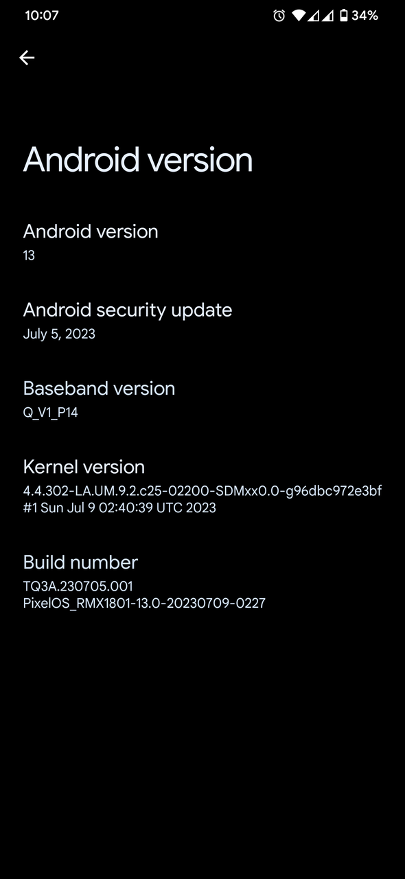 About Phone Dark